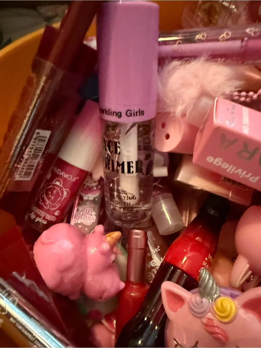 Girls Pink Lip Gloss & Balm Set — Assorted Pink Shades
